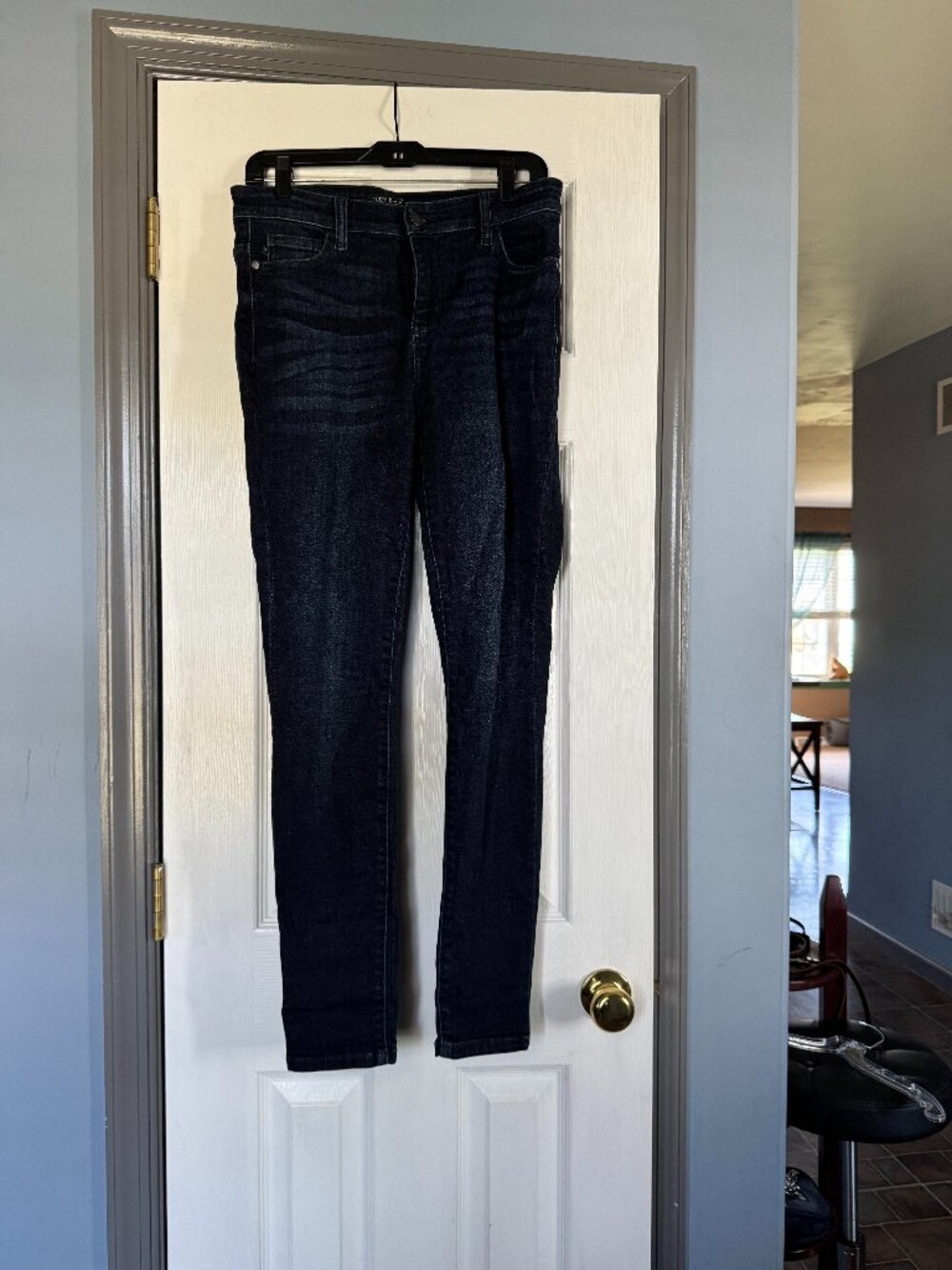 Judy Blue Size 9/29 Denim 5 Pocket Skinny Fit Straight Leg Jeans JB82132DK EUC